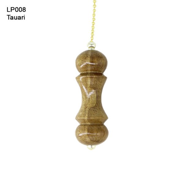 Tauari, Light Pull, Fan Pull, Decor, Hand-Turned, Handmade, One-of-a-kind, Wood, Woodturning