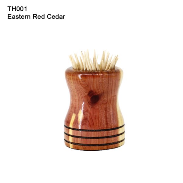 Toothpick holder, eastern red cedar