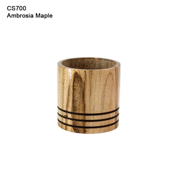 tea light holder, ambrosia maple