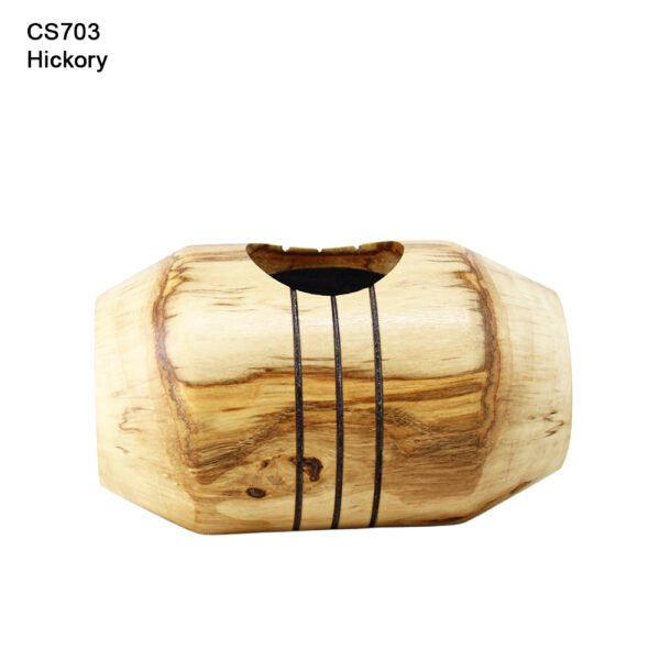 candle holder for tea light made from hickory