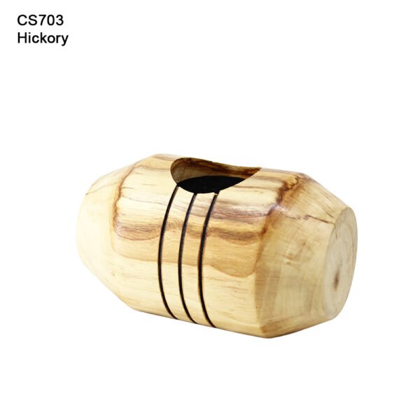 candle holder for tea light made from hickory