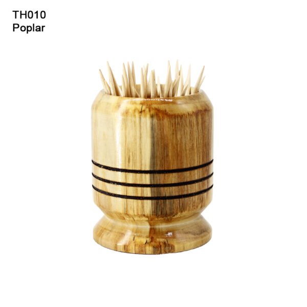 toothpick holder, poplar