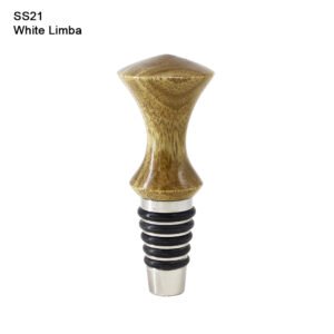 Liquor Bottle Stopper in White Limba (SS21)