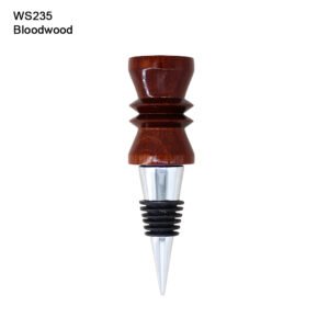 Wine Bottle Stopper in Bloodwood (WS235)